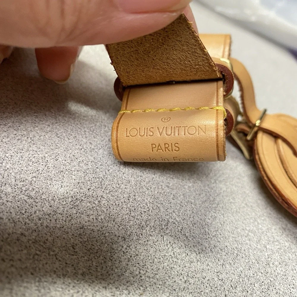 Authentic Louis Vuitton Luggage Tag Excellent Condition SEE THE‎ PHOTOS